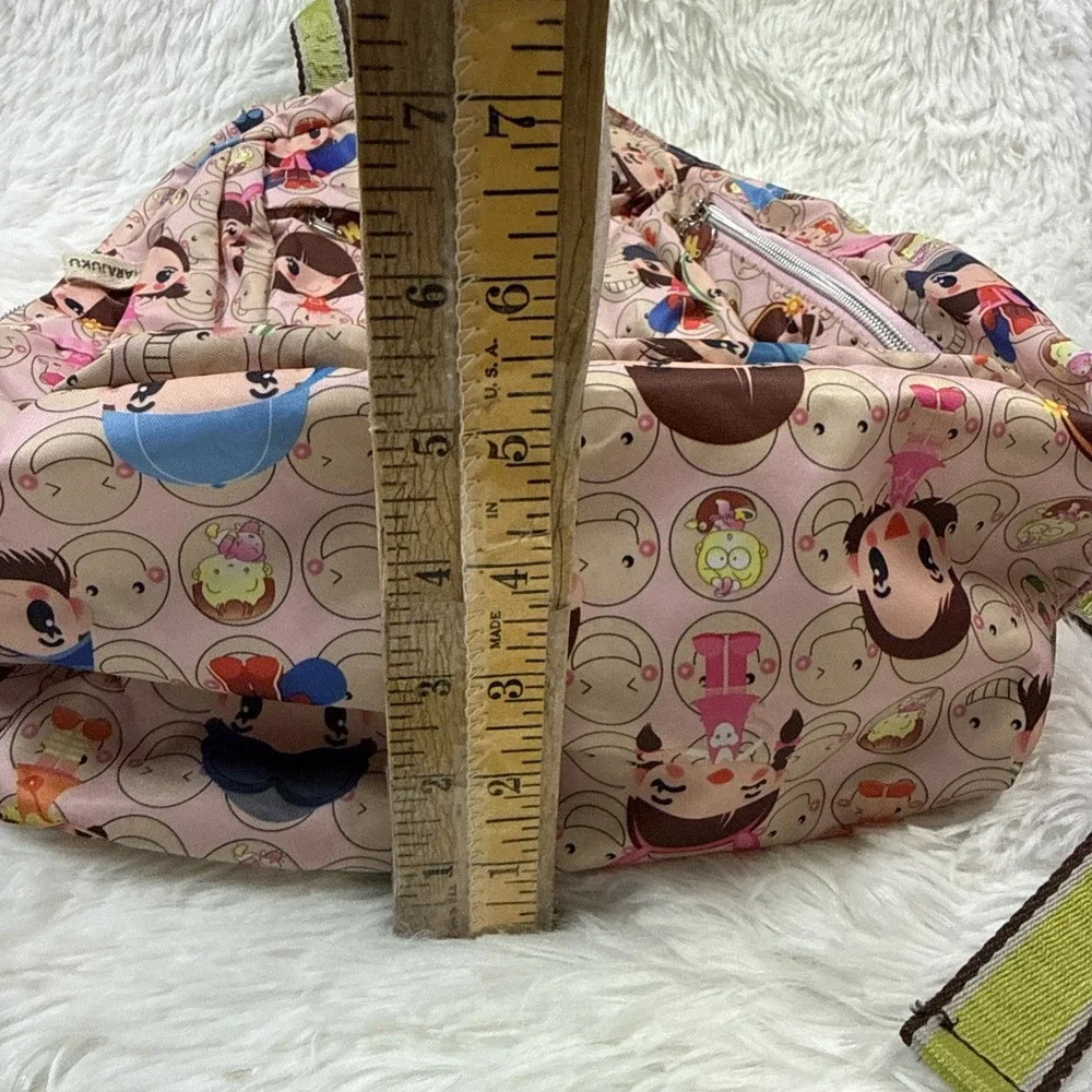 Vintage Harajuku Lovers Pink Backpack Y2K‎ Gwen Stefani Character Print Bag